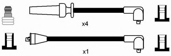 NGK 8461 Ignition Cable Kit